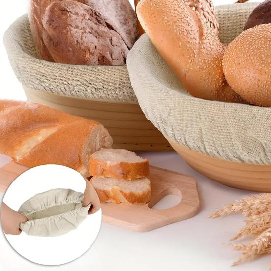 Cloth Lid Cover for 6-8 Inch Jars Bread Basket Liner Cloth Lids Reusable Eco-Friendly Banneton Proofing Cloth Home Kitchen Fermentation Brewing