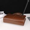 New Men's Handbag Horizontal Korean Men's Bag Shoulder Messenger Business Computer Briefcase Retro Trendy Bag