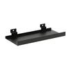1/2 Metal Wall-mounted Slat Shelves For Wall-mounted Storage And Display At Home Wall Mounted Slat Shelf Black 25*12.5*3.5cm