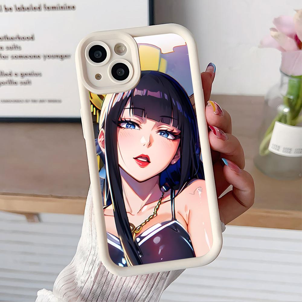 Senjumaru Shutara Phone Case for iPhone 17 16 15 14 13 12 11 Air Pro Max Plus White Soft TPU Shockproof Cover