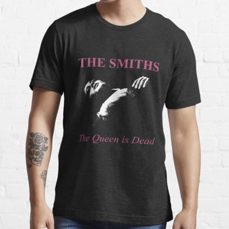 The Smiths The Queen Is Dead T-Shirt 1980's Indie Morrissey Homme Black T-shirt Men Women T Sh