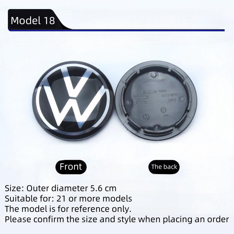 Для VOLKSWAGEN VW 56-76 мм Наклейка-колпачок ступицы колеса автомобиля Аксессуары Для Volkswagen R-line R GTI Polo Golf Touareg Passat Mago