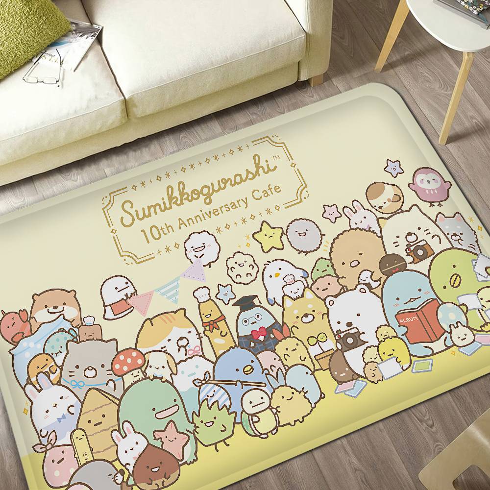 Cartoon Sumikko Gurashi Kitchen Mat Kids Room Bedroom Decoration Balcony Anti-Slip Doormat Living Room Alfombra