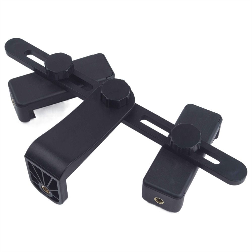 Mount Dual Device Hand-Held Holder Mobile Live Bracket Smartphone Tripod Clip Phone Tripod Holder