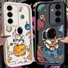 Чехол для телефона 'Космонавт' для Samsung S26 S25 S24 S23 S21 S20 Ultra Милый Астронавт Планета Funda для Galaxy S25 S24 FE S26 Plus Чехол