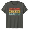 Awesome Like My Daughter Unisexs TShirt Father Daughter Fatherhood Fathers Day