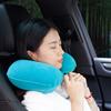 Portable Automatic Air Inflatable Pillow Super Light U Shape Neck Cushion  Office Lunch Breaks