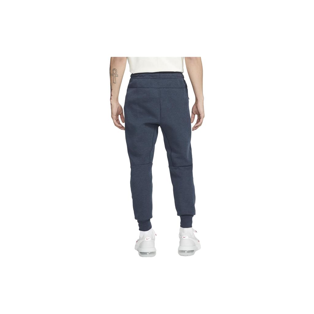 Nike Tech Fleece Sweatpants Obsidian Heather/Black Men Bottoms Blue FB8002-473