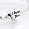 New 925 Sterling Silver Love Family Enamel Round Shape Cz Beads Fit Original Charms Bracelet Bead Jewelry Making