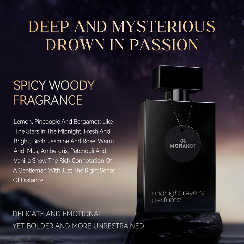 MORAKOT Midnight Revelry Perfume for Men 50ml – Spicy Woody Long-Lasting EDT