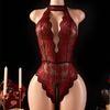 Экзотический костюм Без рукавов Сексуальный Женский С Открытой Грудью Без Ластовицы Сексуальное Нижнее Белье Порно Куколка Платье Кружево Сексуальное Боди Линжери