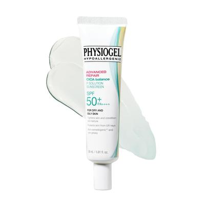 PHYSIOGEL Advanced Repair Cica Balance P Solution Солнцезащитное средство и база под макияж для чистой кожи