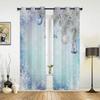 Christmas Snowflakes Window Curtains Decor for Home Bedroom Kitchen Living Room Christmas Ornament Xmas Gifts Navidad Natal