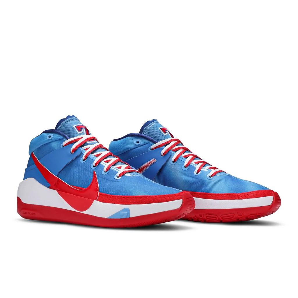 Nike KD 13 'New Jersey Nets Hardwood Classics' (Unisex) University Blue / White / University Red Basketball Shoes DC0009 400