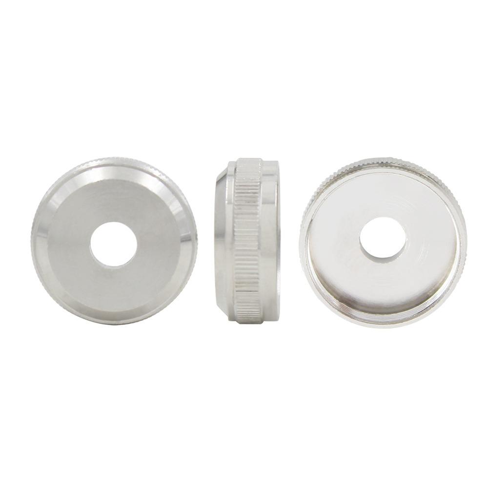 3pcs Metal Trumpet Valve Screw Silver Valve Button Screw  For Trumpet Repair