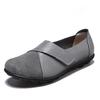 Orthopedic PU Leather Loafers Soft Sole Casual Flats Shoes For Women Students Plus Size