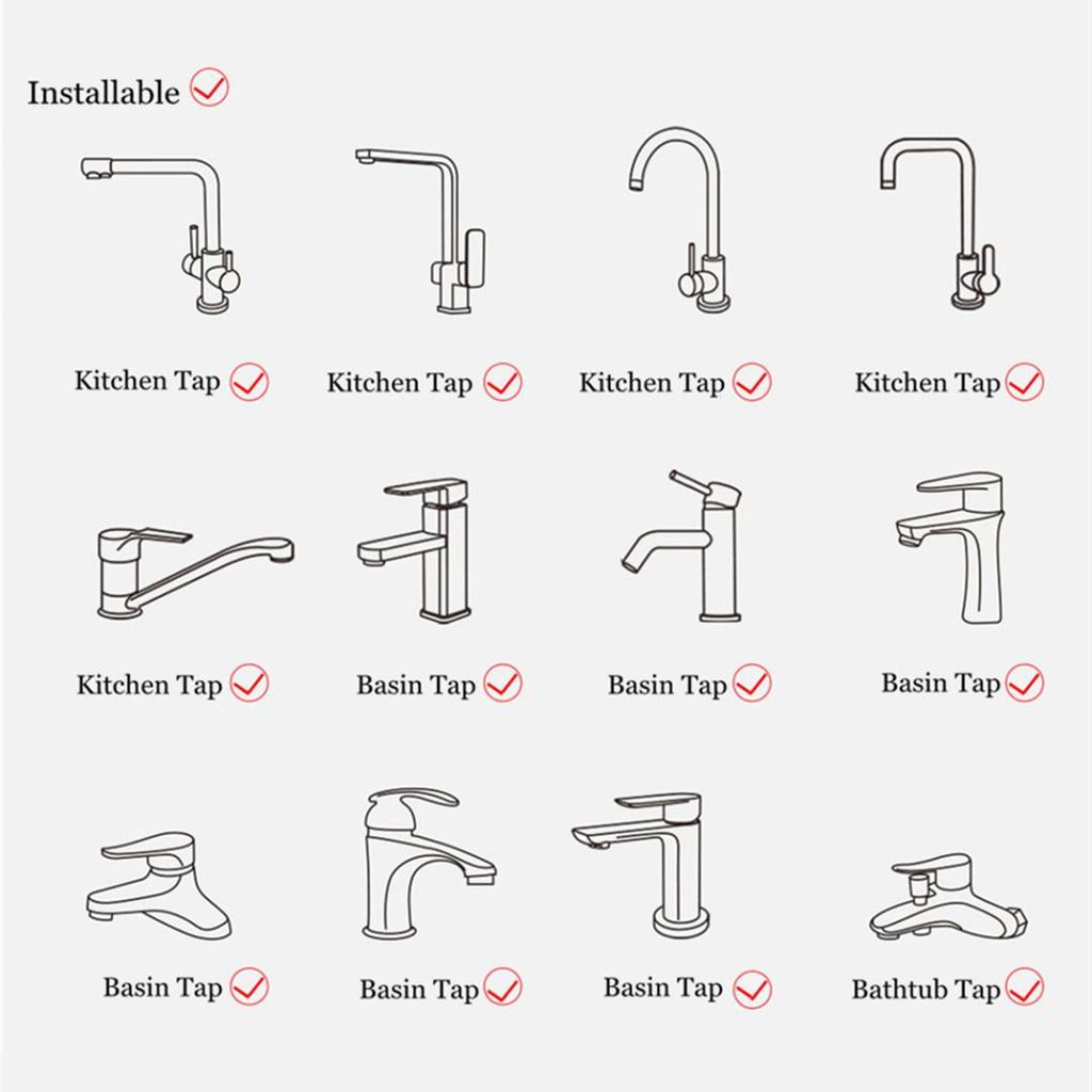 Xiaomi Diiib Dabai, 2 режима, водосберегающий кран, аэратор, насадка для водопроводного крана, фильтр, брызгозащищенные смесители, барботер для кухни, ванной комнаты