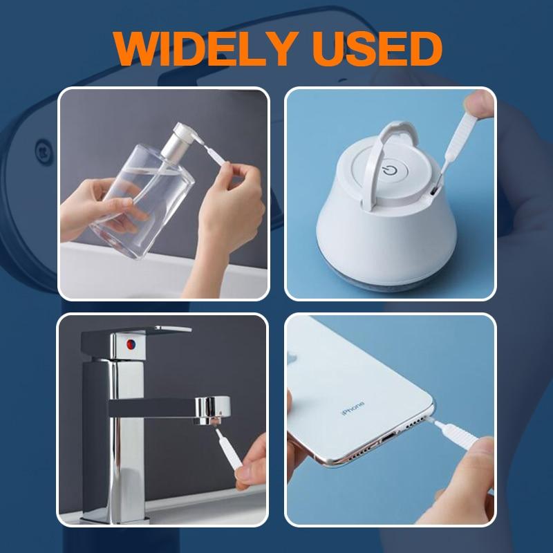 Щетка для чистки насадки для душа, 10/20 шт., маленькая щетка для очистки от засорения, щетка для очистки пор, щетка для кухни, туалета, отверстия для телефона