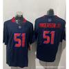 NFL Houston Texans 3rd Gen Football Jersey Short Sleeve Embroidered Sports Shirt
