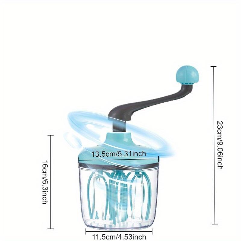 1 шт. Ручные венчики для взбивания яиц, Ручные венчики для выпечки с эргономичной ручкой, Прочный ПЭТ-материал для взбивания, смешивания и фимминга