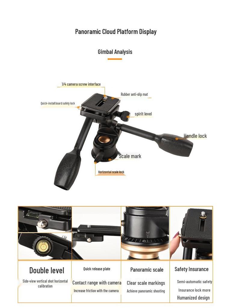 8 Q720 Aluminum 32mm Tube Tripod Center Column Arm for DSLR Cameras