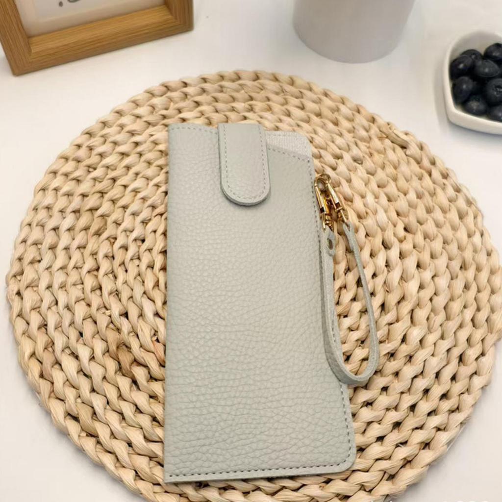 Hanging Glasses Case Soft Leather Sunglasses Storage Bag Portable Hangable Pocket Cases Slim Travel Pouch For Sunglasses Women