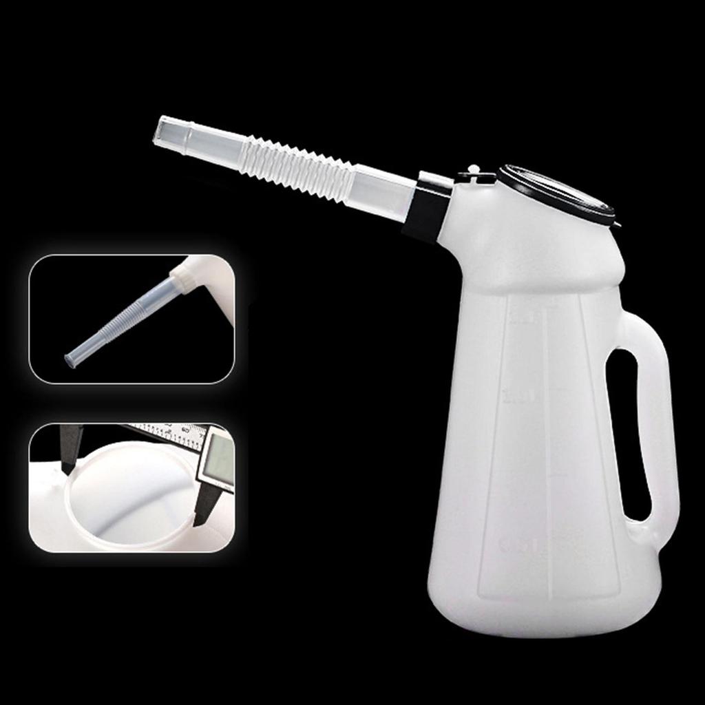 Oil Dispenser Jug Measuring Container Equipment Truck Car Oil Can with Spout
