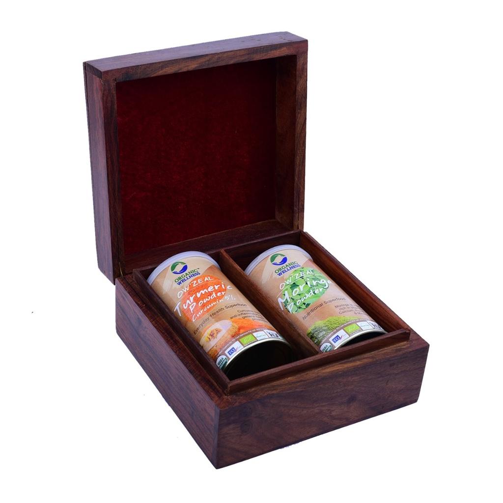 Аюрведический набор: источник витаминов, минералов и антиоксидантов, Small Blank Box, Organic Wellness