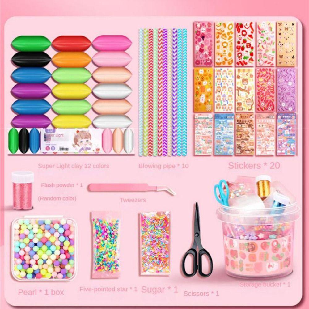 Игрушка Двусторонняя лента Надувание пузырей Полный набор Нано лента Нано клей Пузырь Нано клей Разминание