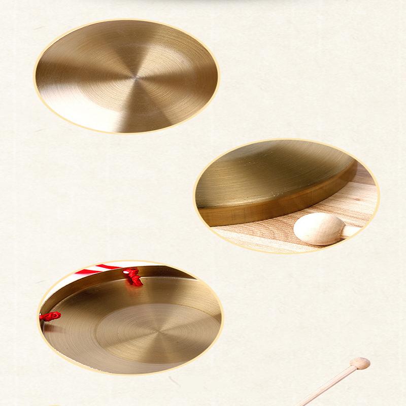 Детский ударный инструмент Olf, инструмент для раннего образования, игрушки, 10/15/18/22/30 см, латунный гонг