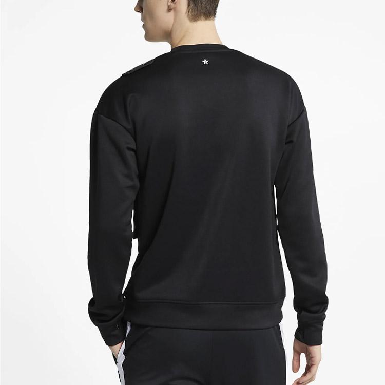 Nike Мужская футболка с длинным рукавом FC Shell Черно-белая AQ0671-010