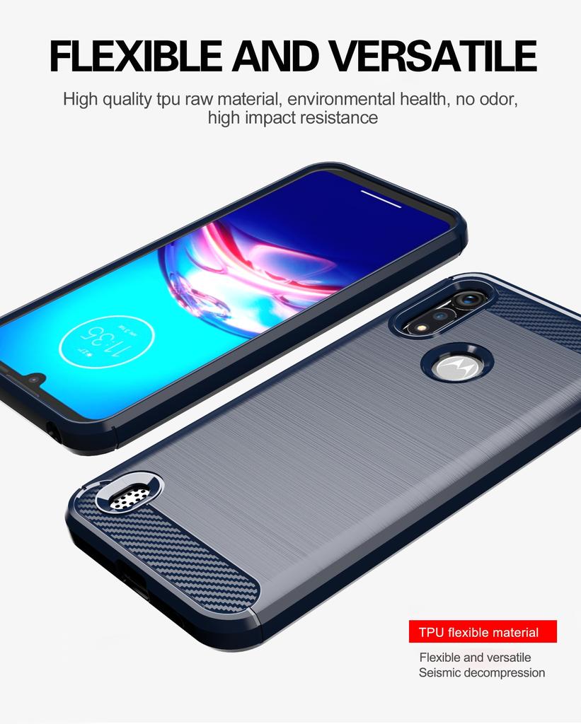 Case For Motorola E6i Soft Silicone Shockproof Non-Slip Half-Wrapped Back Cover For Moto E6i E6S 2020 Smartphone Case