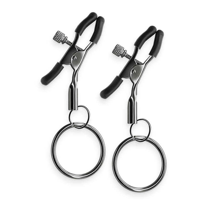 Colorful Metal Nipple Clamps With Chain Set Woman Rainbow Nipple Clips Breast Bondage Restraint Slave Fetish Female Sex Toy
