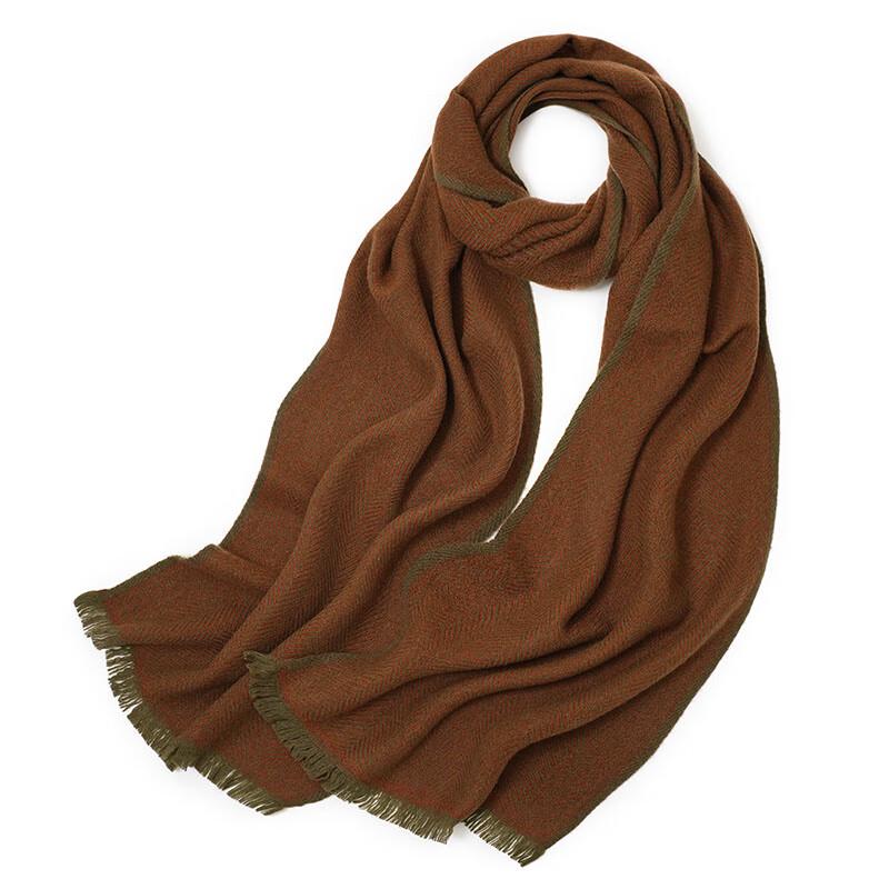 G·TENNA NXC338 Unisex Herringbone Cashmere Scarf