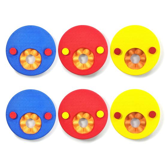 6 шт. детские плавательные диски, нарукавники, плавательные рукава из пенопласта ЭВА, летние нарукавники для плавания в бассейне для детей 3-6 лет