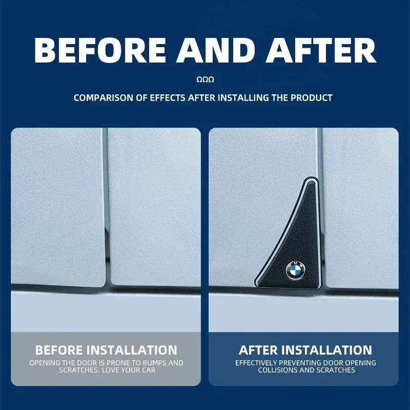 For BMW 2pc Car Door Protector Anti-collision Strip Sticker Corner Cover For bmw e46 e39 e90 e60 e30 f10 f11 f20 f30 g20 g30 x1