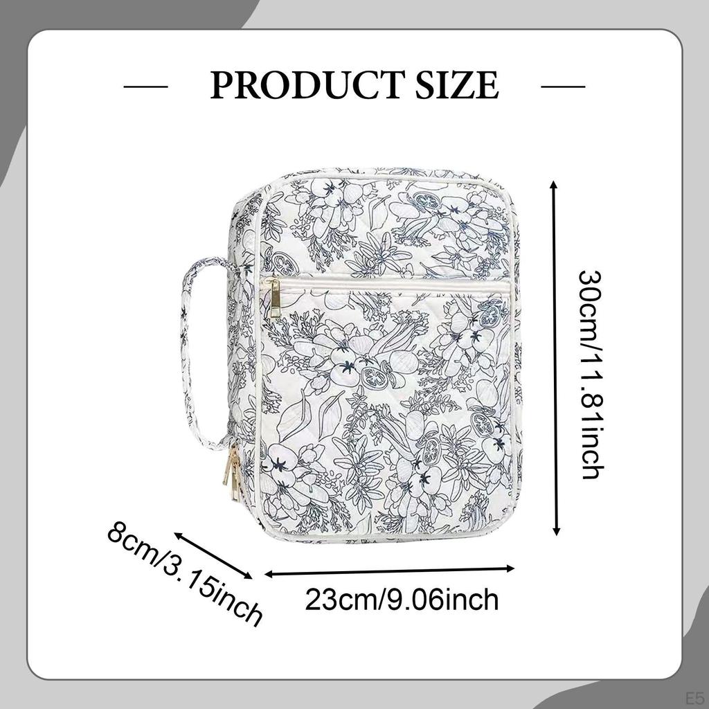 Обложка для Библии, Многофункциональная, Компактная, Карман на молнии, Сумка для защиты принадлежностей для изучения Писания