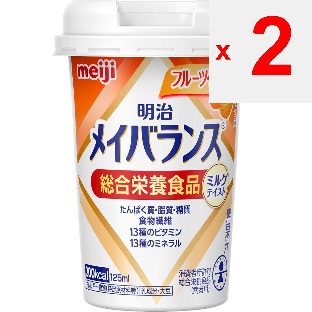 MEIJI Maybalance Mini Cup Fruit Ore Flavor 125ml Cheer Pack Maybalance