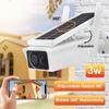 Solar 1080P 3MP Ip Camera Outdoor Ip66 Waterproof Wireless Security Cam Solar Powered Ir Motion Detection Night Vision Wifi Camera
