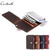 CONTACT'S Men Wallet Credit Card Holder RFID Blocking Aluminium Box for Men Automatic Pop Up Card Case