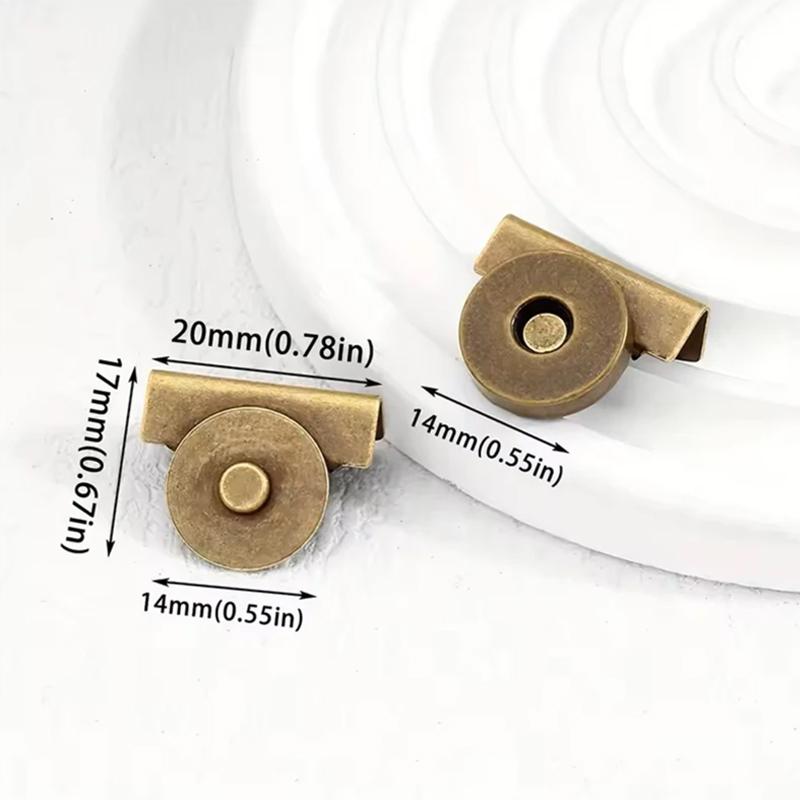 10 пар бесшовных магнитных кнопок, прочная магнитная застежка, скрытая кнопка для сумки на плечо, кошелька, одежды, DIY, аксессуары для рукоделия, НОВИНКА