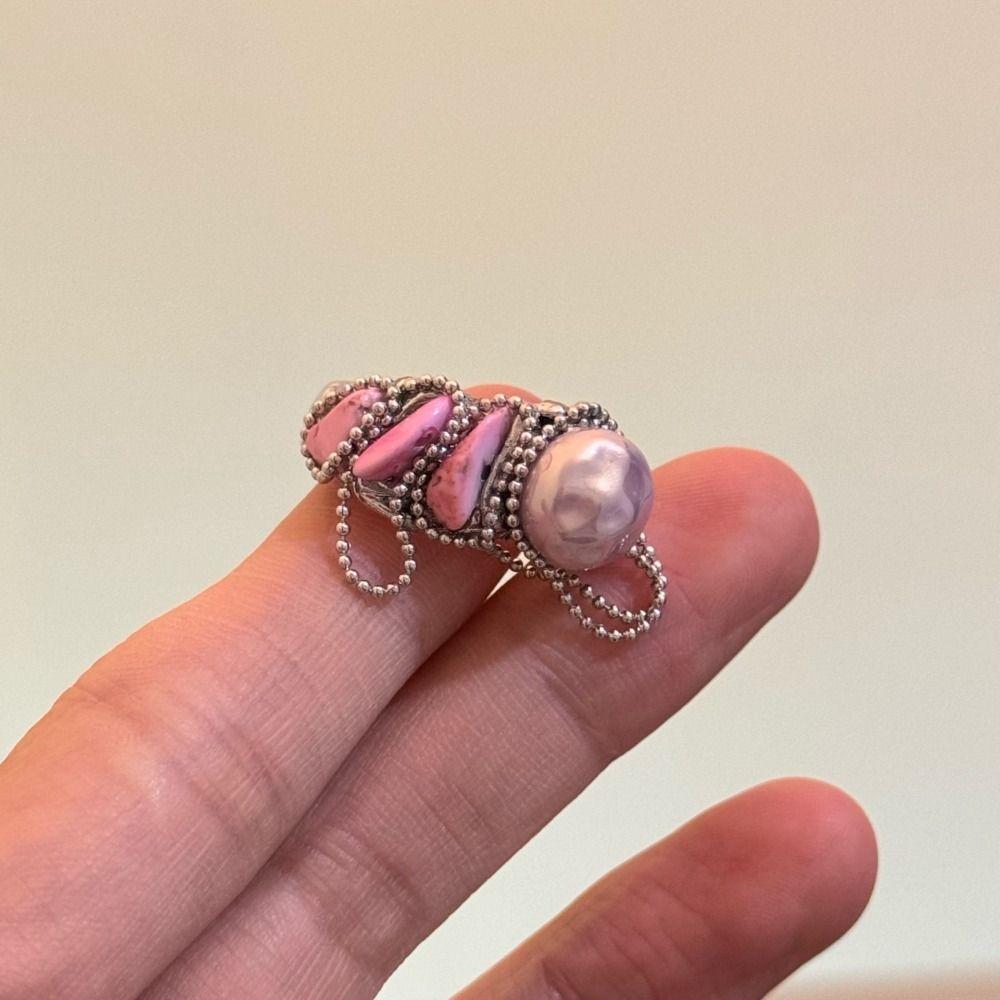 Exaggerate Women's Split Ring Metal Conch Opening Ring Adjustable   Girl