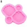 Casting Mould Jewelry Crafts DIY Earrings Mold Epoxy Resin Mold Keychain Pendant Silicone Mold