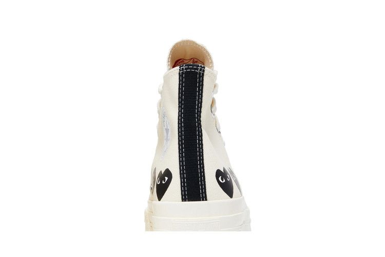 Comme des Garçons PLAY x Converse Chuck 70 High 'Multi Heart - Milk Bl