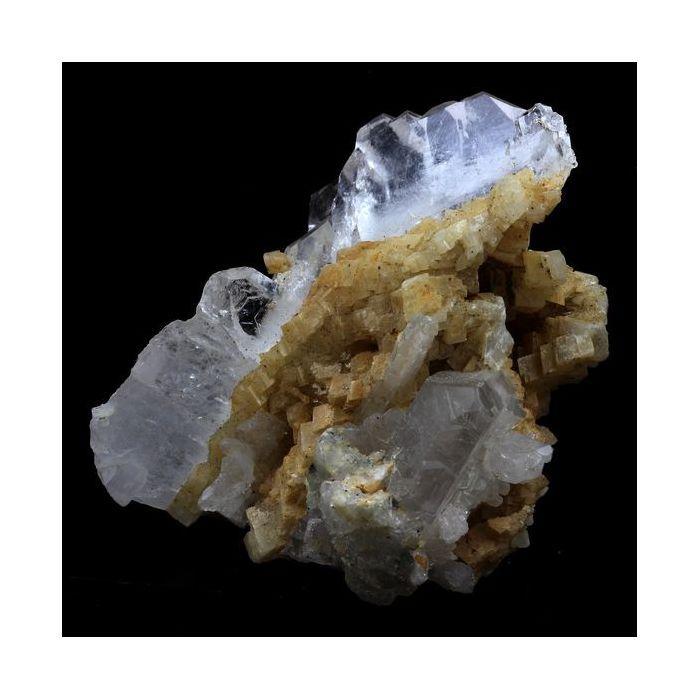 Pierres et Minéraux. Quartz à Ame + Dolomite + Apatite. 347.0 ct. Akka, Tiznit, Souss-Massa, Maroc.