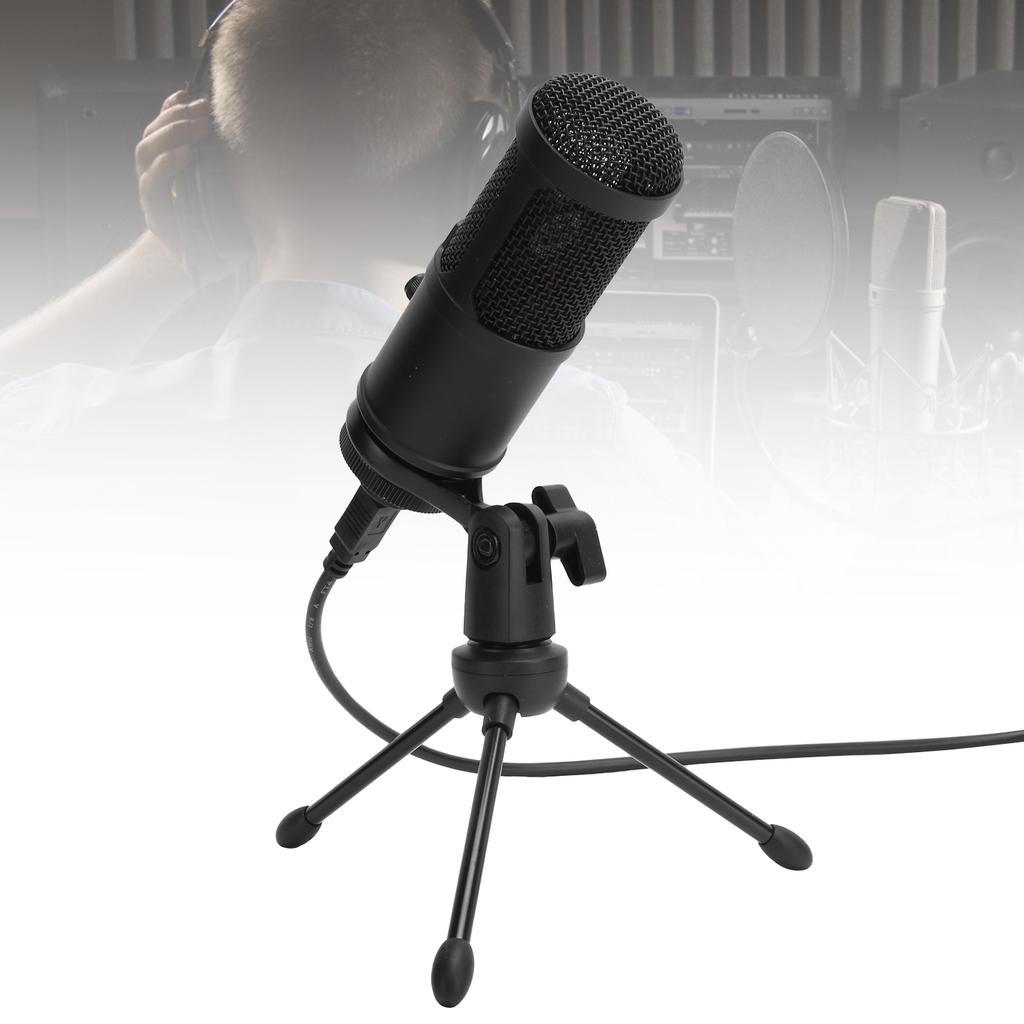 Condenser Microphone for Gaming Computer Live USB Speaker 192K24Bit 20HZ‑20KHZ 20mA