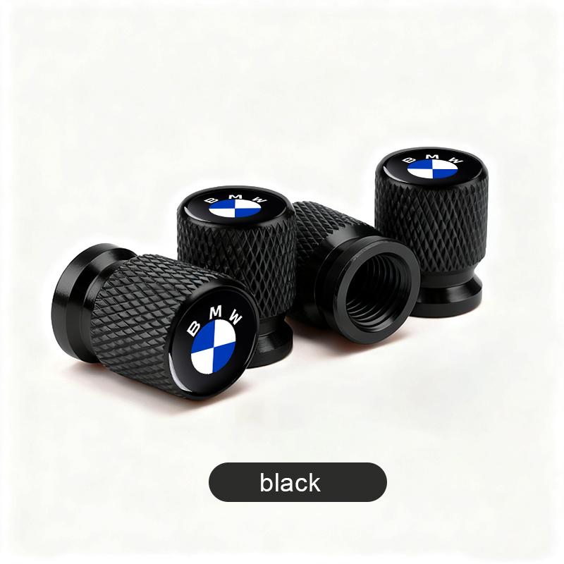 AAACH1 Car Wheel Tire Valve Caps Tyre Stem Covers Airdust Waterproof For BMW E61 E81 E87 1 2 3 4 5 6 7 Series X1 X3 X4 X5 X6 F20 E90