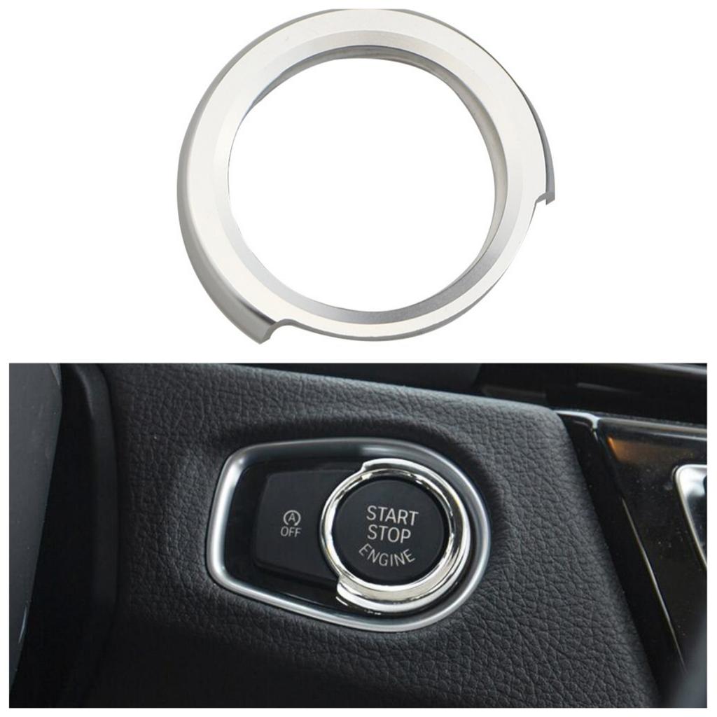 Для BMW 1 2 3 4 серии X1 F48 F20 F21 F30 F32 F33 F34 F36 F45 F46 наклейки на кнопку запуска двигателя автомобиля брелок для ключей зажигания отделка крышки