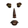 Outdoor Tree Face Whimsical Sculpture Set For Garden Decoration With Funny Looks
