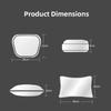 Volvo Car Suede Seat Headrest Cotton Neck Pillow For Volvo V60 V40 XC90 S60 C30 XC60  V70 S90 Rdesign Auto Interior Lumbar Pillo